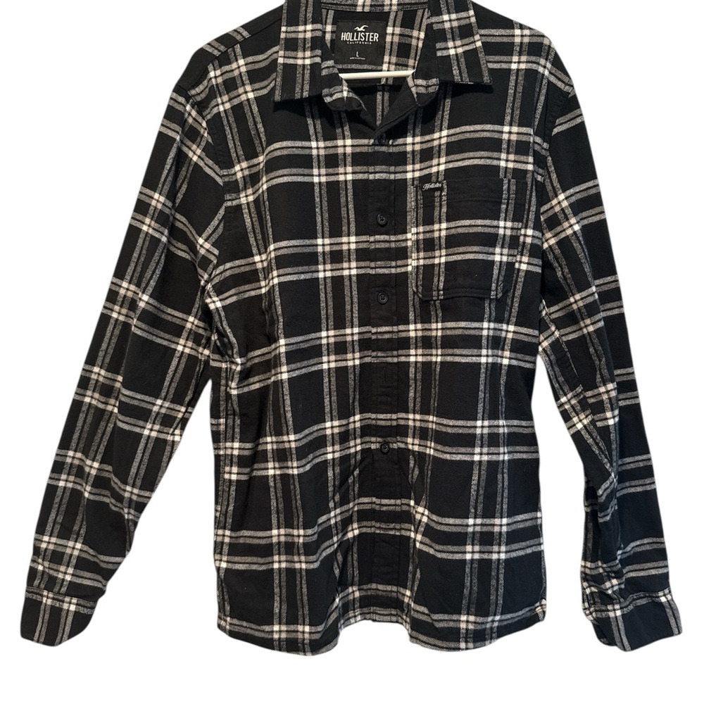 Hollister Monochrome Checkered Shirt